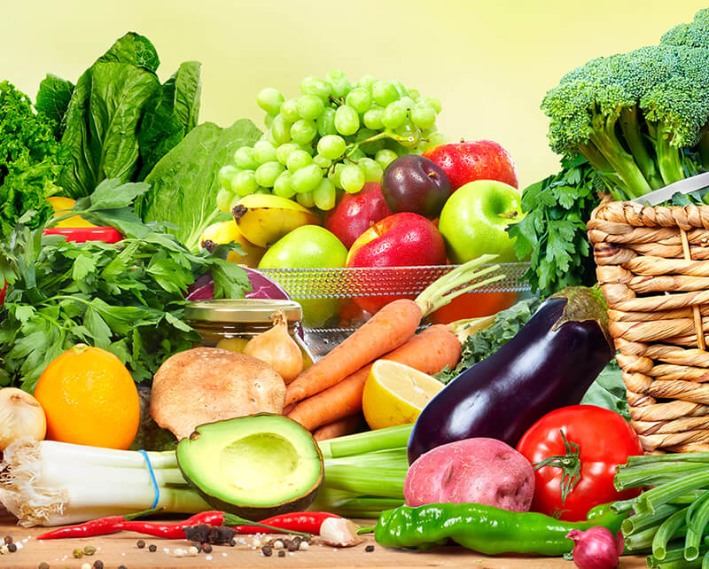 FRESH VEGETABLES & FRUITS